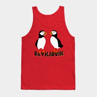 Cute Birds from Reykjavik Iceland Souvenir Tank Top